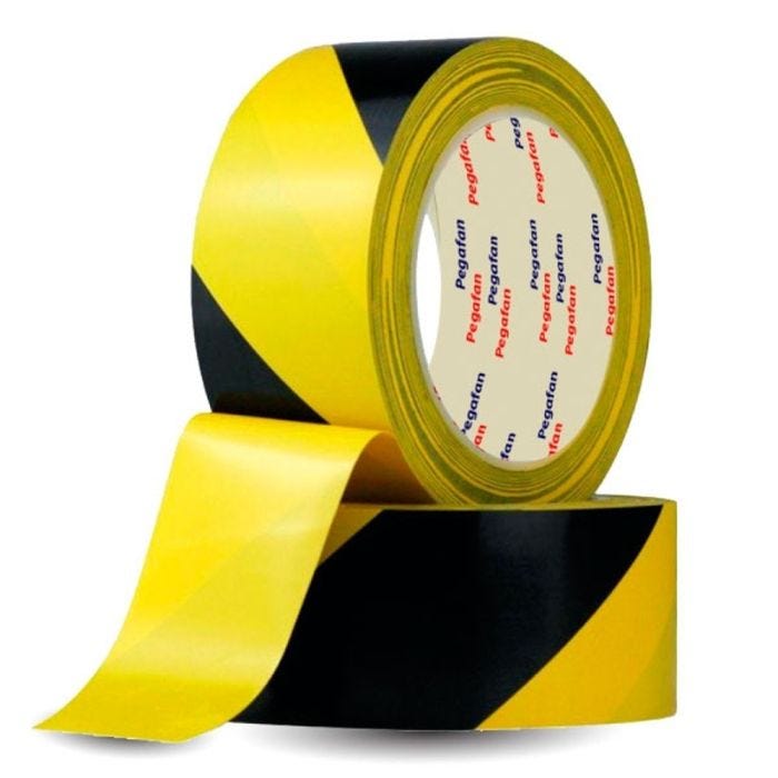 CINTA DE DEMARCACION 766 AMARILLO/NEGRO DE 2" X 33MT