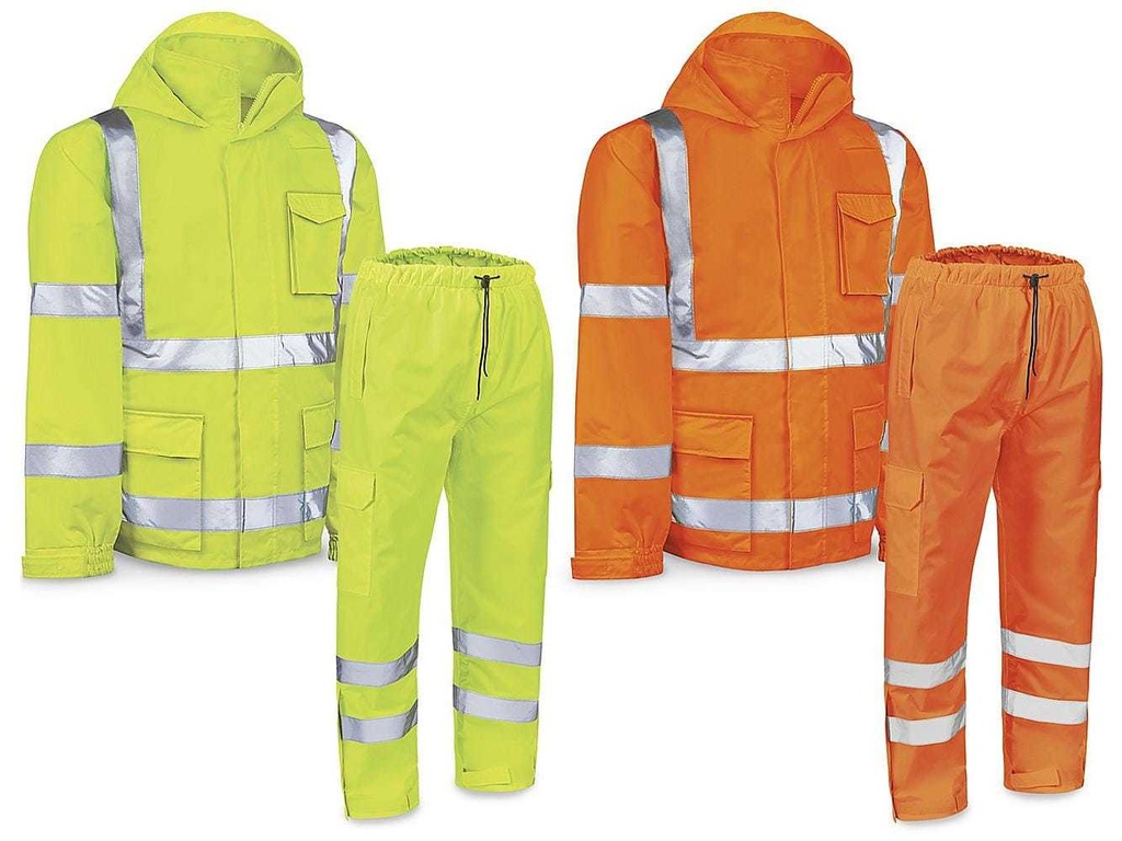 IMPERMEABLE 2 PIEZAS REFLECTIVO