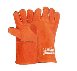 [I4302063] GUANTE CARNAZA NARANJA KEVLAR T/L 14" 670008