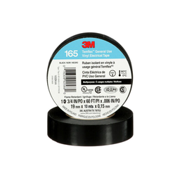 [UU011038641] CINTA TEMFLEX 165 NEGRA DE 19MM X 5MT